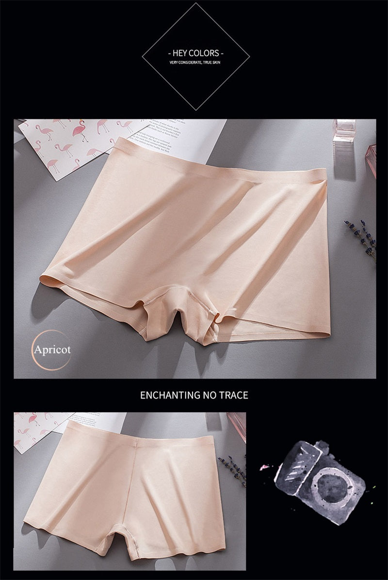 3 Pack Ladies Boyshorts Seamless Ice Silk Ladies Safety Short Pants Mid Waist Summer Breathable Boxer Undies Underwear The Clothing Company Sydney