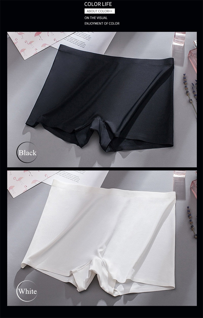 3 Pack Ladies Boyshorts Seamless Ice Silk Ladies Safety Short Pants Mid Waist Summer Breathable Boxer Undies Underwear The Clothing Company Sydney