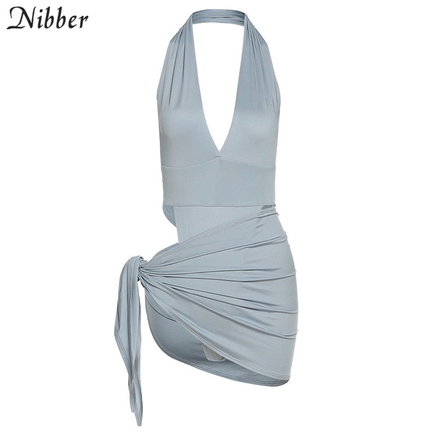 2 Piece Beach Vacation Wear Basic Bikini Bodysuit Skirts For Women's Clothing Suit Set The Clothing Company Sydney