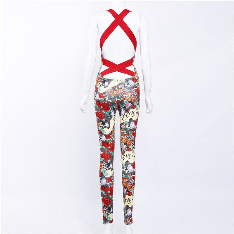 1 Piece Yoga Gym Sportswear Quick Dry Fitness Workout Tracksuit Jogging Jumpsuit The Clothing Company Sydney