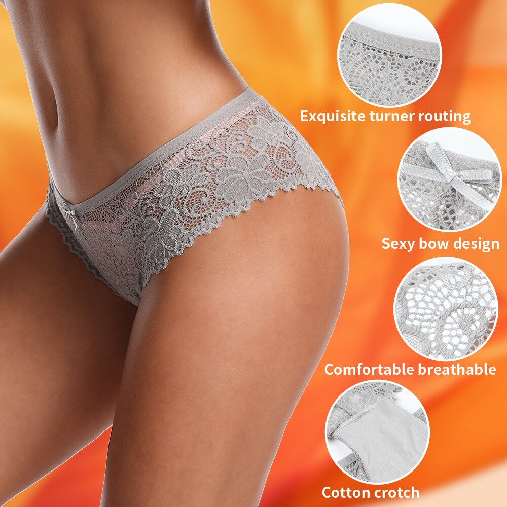 3 pack Thong Panties Underwear Lingerie Seamless Lace Pantie Briefs The Clothing Company Sydney