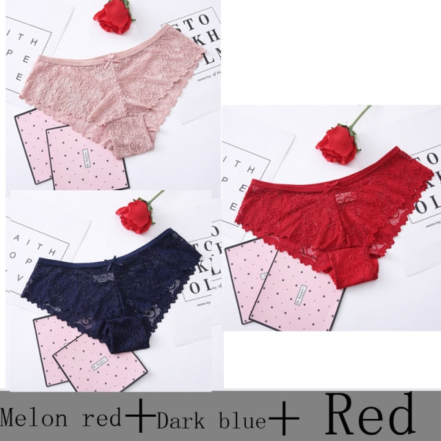 3 pack Thong Panties Underwear Lingerie Seamless Lace Pantie Briefs The Clothing Company Sydney