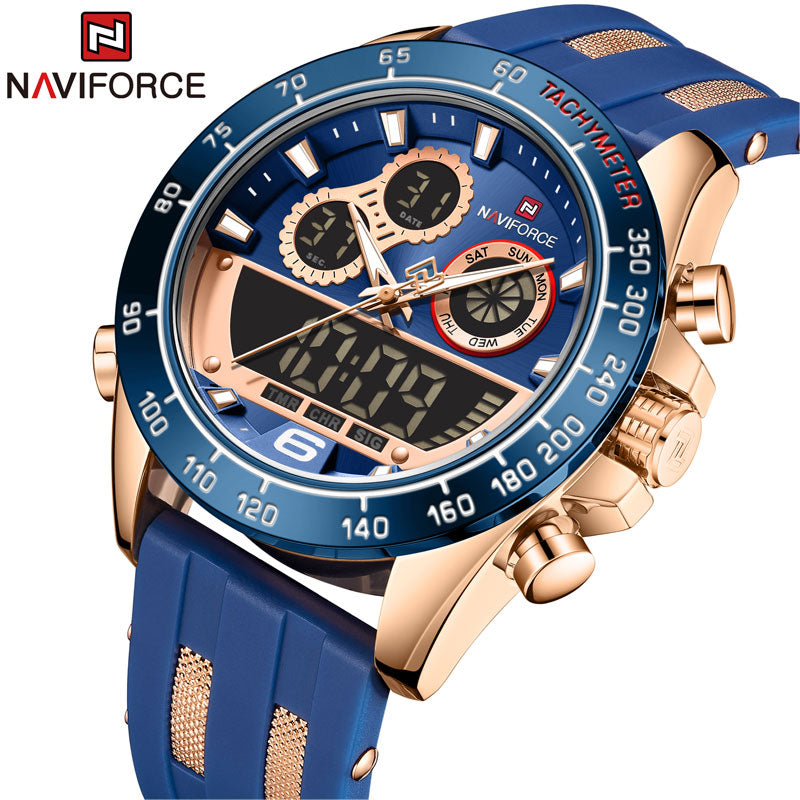 Men's Luxury Brand Digital Military Quartz Wrist Watch Sport Chronograph Silicone Strap Watches The Clothing Company Sydney