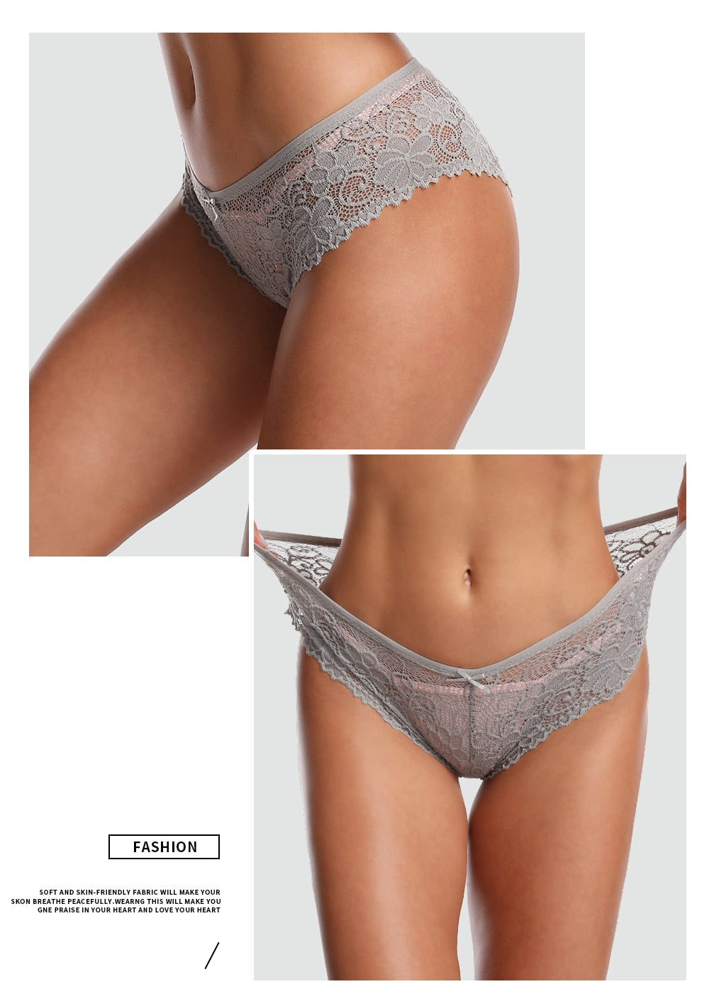 3 pack Thong Panties Underwear Lingerie Seamless Lace Pantie Briefs The Clothing Company Sydney