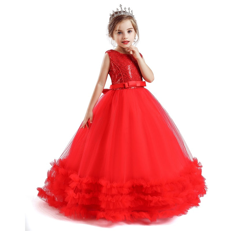 Girls Princess Wedding Party Dresses Sequin Vestido Children Dress For Teenage Girls Dresses The Clothing Company Sydney