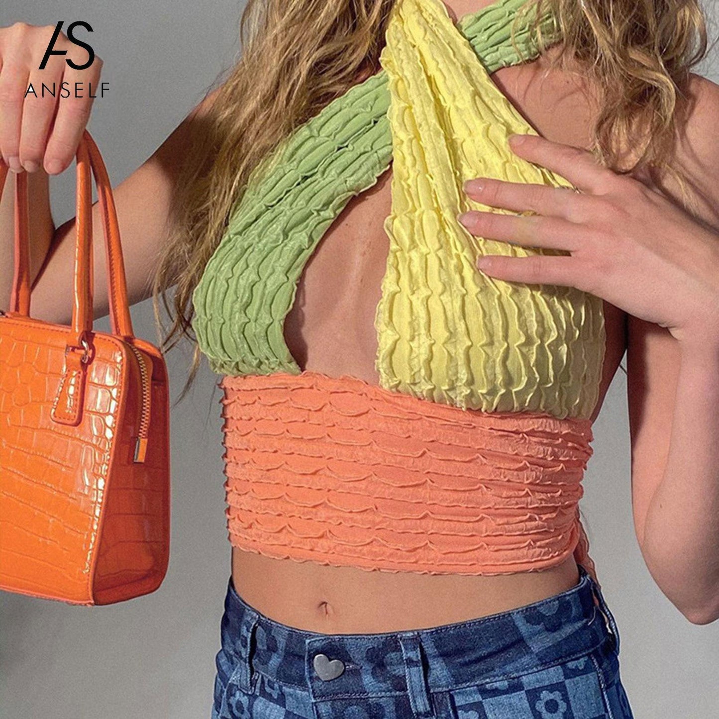 Cross Halter Crop Top Sleeveless Backless Cami Top Hollow Out Sexy Bralette Top The Clothing Company Sydney