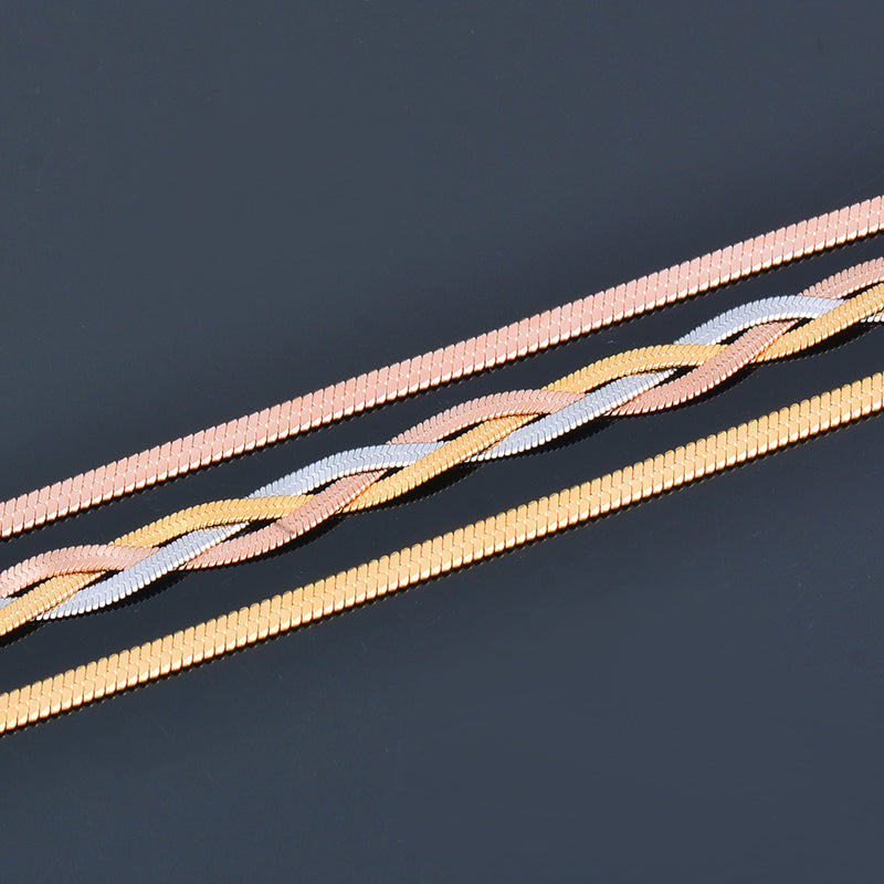 Stainless Steel Necklace Punk Vintage Gold Silver Colour Jewellery The Clothing Company Sydney