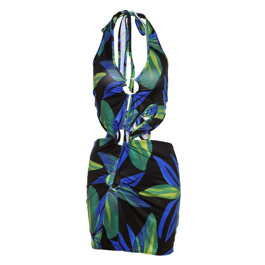 Bodycon Halter Dresses Sleeveless Casual Holiday Beach Mini Dress Club Party Outfits The Clothing Company Sydney