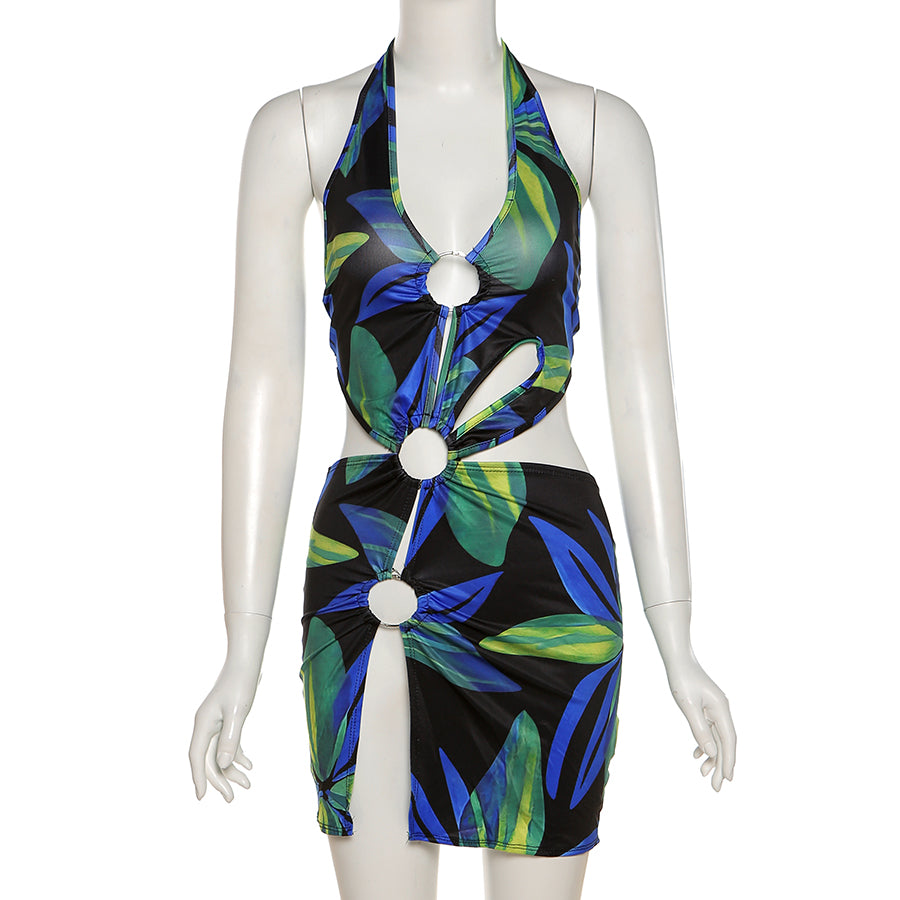 Bodycon Halter Dresses Sleeveless Casual Holiday Beach Mini Dress Club Party Outfits The Clothing Company Sydney