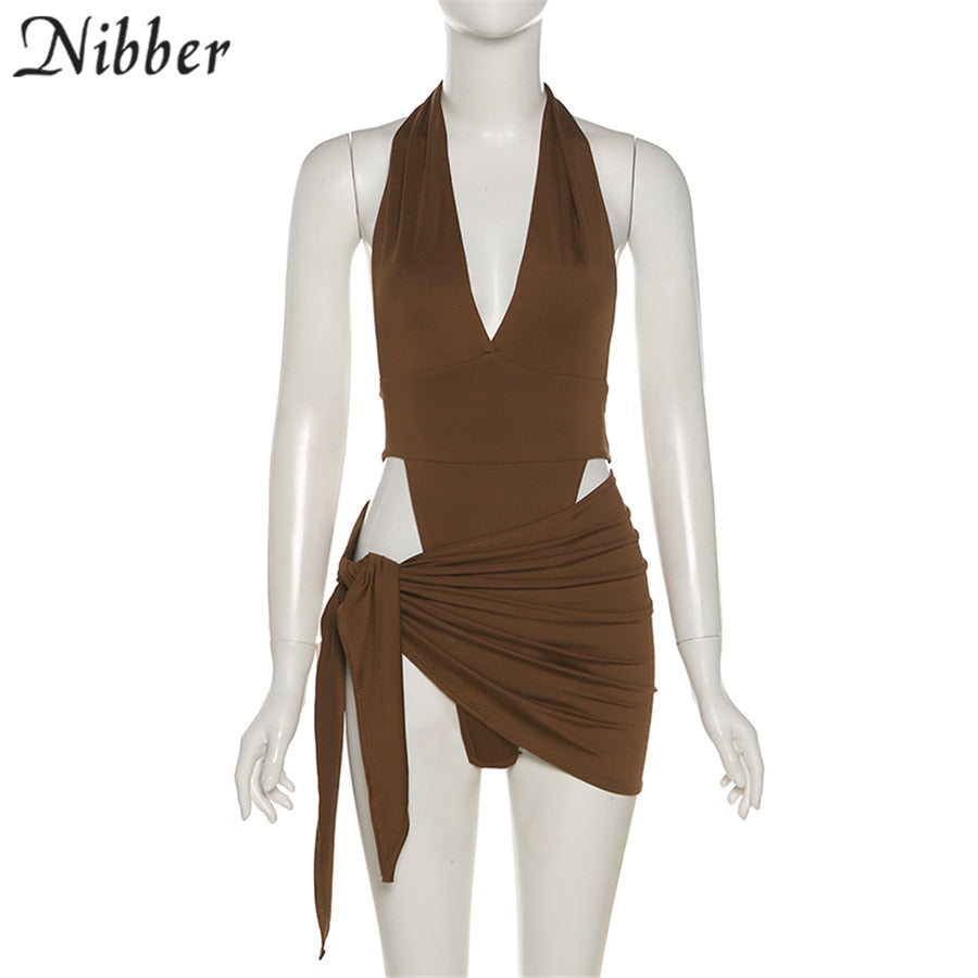 2 Piece Beach Vacation Wear Basic Bikini Bodysuit Skirts For Women's Clothing Suit Set The Clothing Company Sydney
