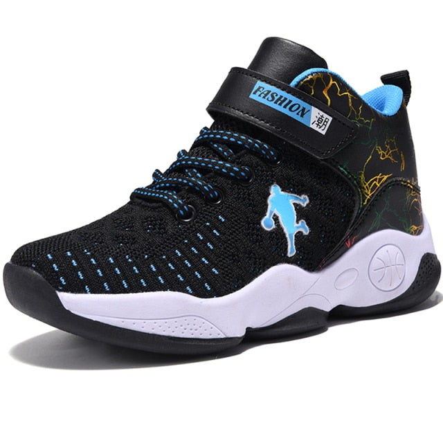 Boys Girls Basketball Shoes Soft Non-slip Kids Sneakers Thick Sole Sport Shoes Outdoor Trainers The Clothing Company Sydney