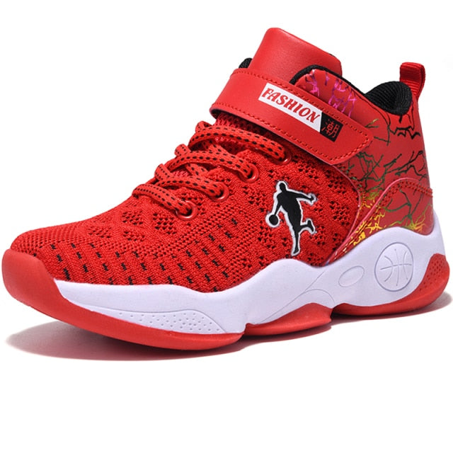 Boys Girls Basketball Shoes Soft Non-slip Kids Sneakers Thick Sole Sport Shoes Outdoor Trainers The Clothing Company Sydney
