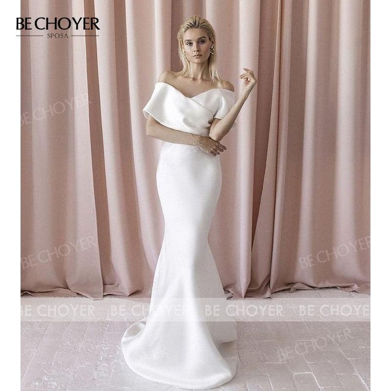 2 In 1 Detachable Train Sweetheart Satin Mermaid Princess Bridal Gown Wedding Dress The Clothing Company Sydney