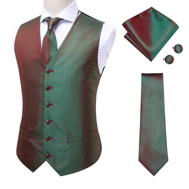 Men's Vests and Tie Business Formal Dresses Slim Vest 4piece Hanky cufflinks for Suit Blue Paisley Waistcoat The Clothing Company Sydney