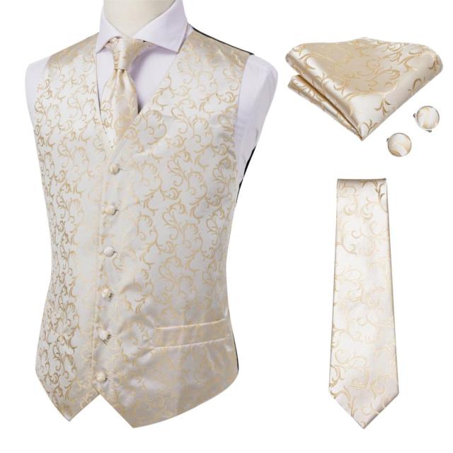 Men's Vests and Tie Business Formal Dresses Slim Vest 4piece Hanky cufflinks for Suit Blue Paisley Waistcoat The Clothing Company Sydney
