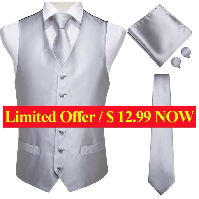Men's Vests and Tie Business Formal Dresses Slim Vest 4piece Hanky cufflinks for Suit Blue Paisley Waistcoat The Clothing Company Sydney