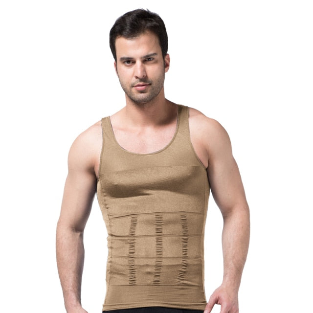 Men's Body Shapewear Corset Vest Shirt Compression Underwear Sports Vest The Clothing Company Sydney