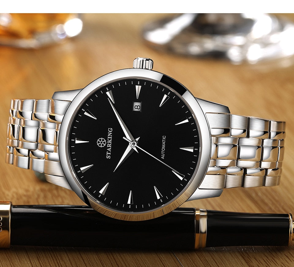 Men's Business Watch 40mm 5Bar Mechanical Watch Simple Sapphire  Ultra Thin Mechanical Watch The Clothing Company Sydney