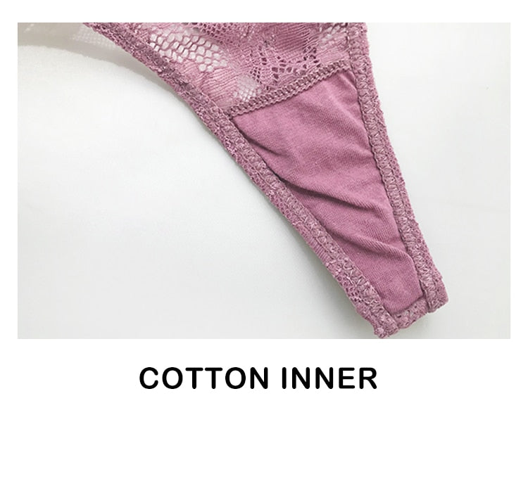 Underwear Rhinestone Letter Thongs Lace Transparent T Back for Low Rise Soft Panties Black Lingerie G String The Clothing Company Sydney