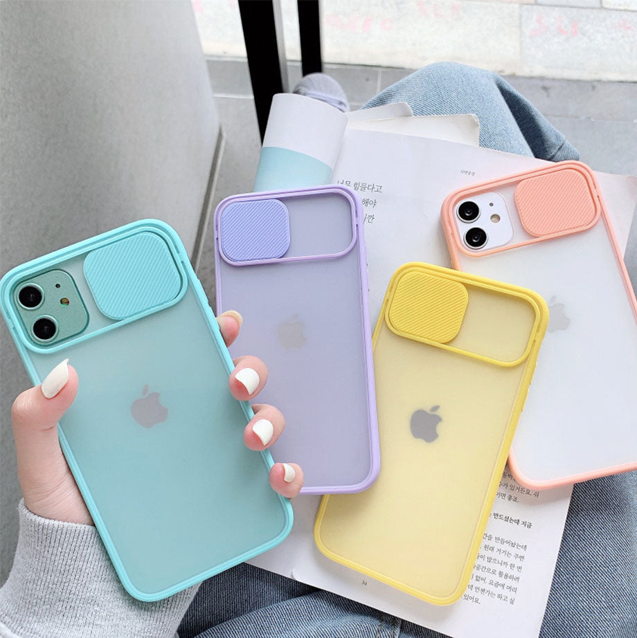 Camera Lens Protection Phone Case on For iPhone 13 11 12 Pro Max Plus Xr XsMax X Xs Candy Soft Back Cover The Clothing Company Sydney
