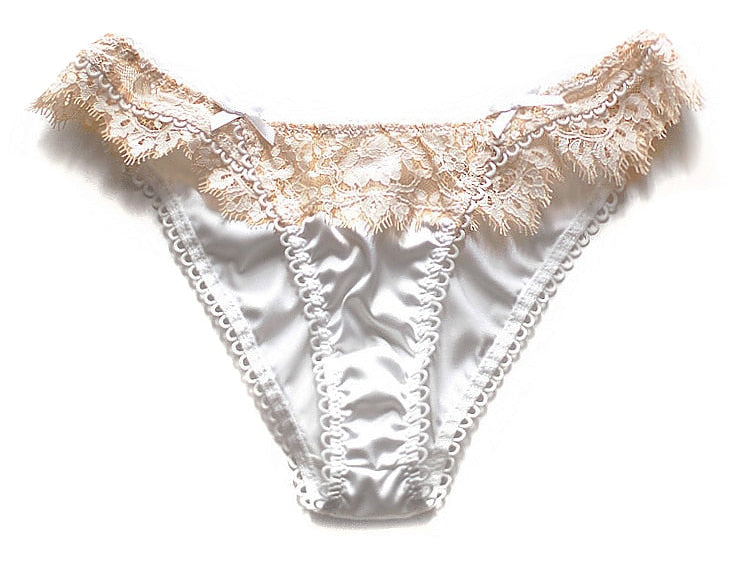 Eyelashes Lace Panties Underwear Low-waist Lingerie Embroidery Breathable G String Intimates The Clothing Company Sydney