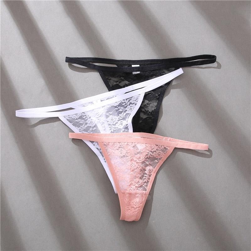 2 pack Women's Underwear Lace Panties Floral Lingerie Panties Thong G-String Pantys Perspective Intimates The Clothing Company Sydney
