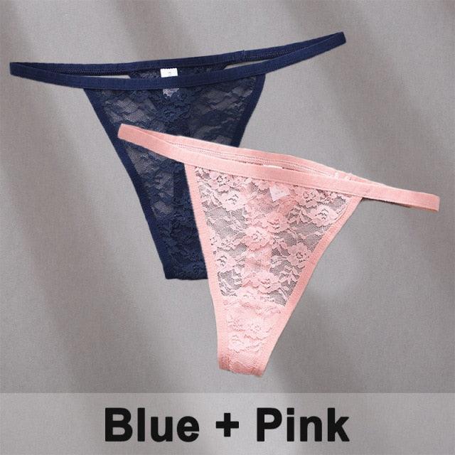 2 pack Women's Underwear Lace Panties Floral Lingerie Panties Thong G-String Pantys Perspective Intimates The Clothing Company Sydney