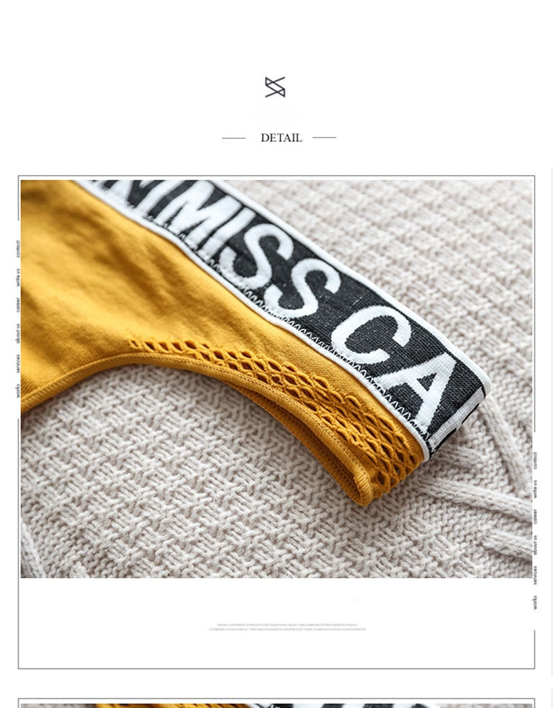 3 Pack Transparent Sport Panties Set Underwear Seamless Thongs G-String Comfort Lady Lingerie Soft Briefs The Clothing Company Sydney