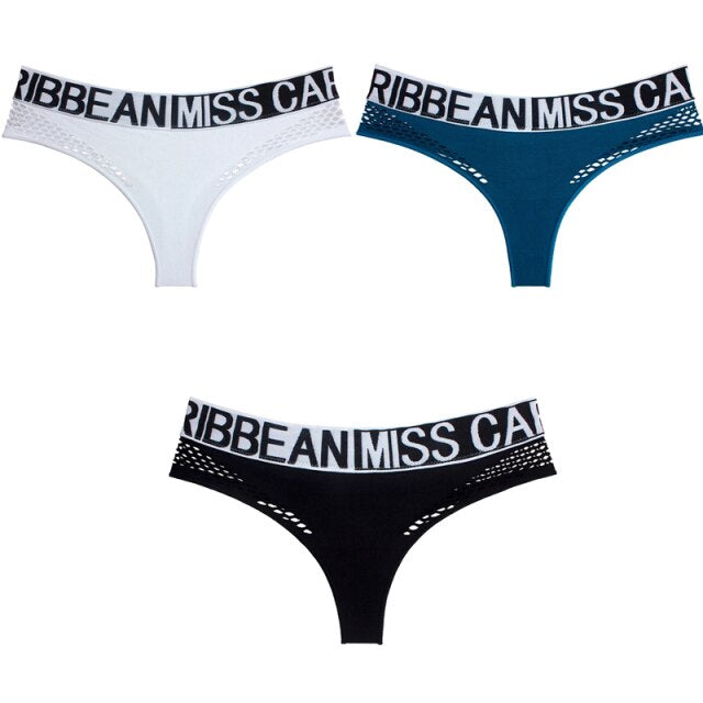 3 Pack Transparent Sport Panties Set Underwear Seamless Thongs G-String Comfort Lady Lingerie Soft Briefs The Clothing Company Sydney