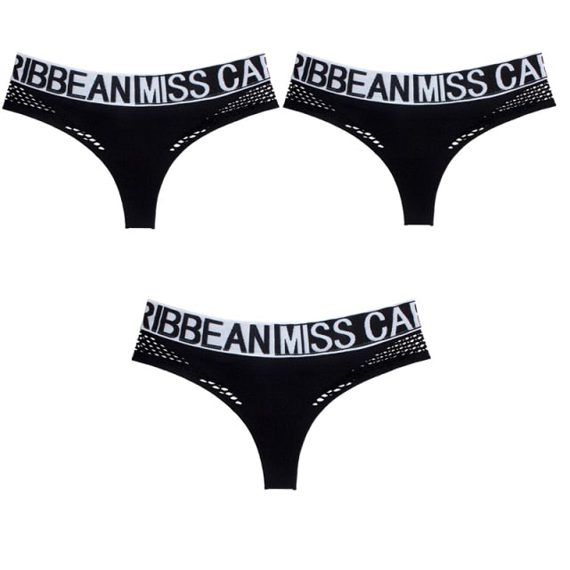 3 Pack Transparent Sport Panties Set Underwear Seamless Thongs G-String Comfort Lady Lingerie Soft Briefs The Clothing Company Sydney