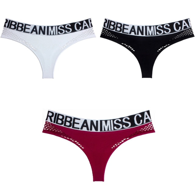 3 Pack Transparent Sport Panties Set Underwear Seamless Thongs G-String Comfort Lady Lingerie Soft Briefs The Clothing Company Sydney