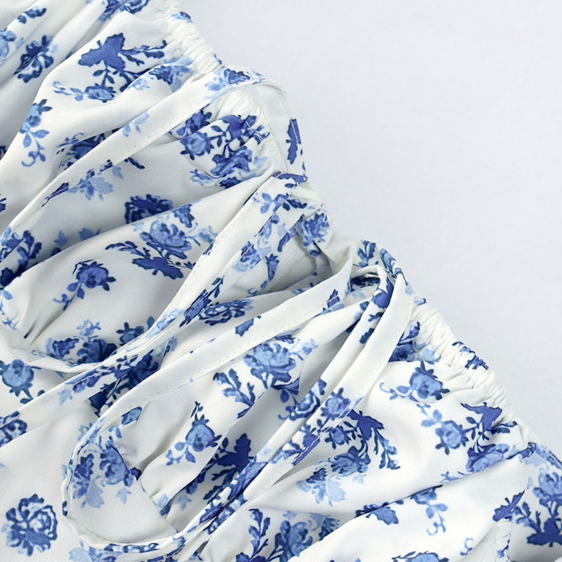 Floral Print Elegant Short Sleeve Split Dress The Clothing Company Sydney