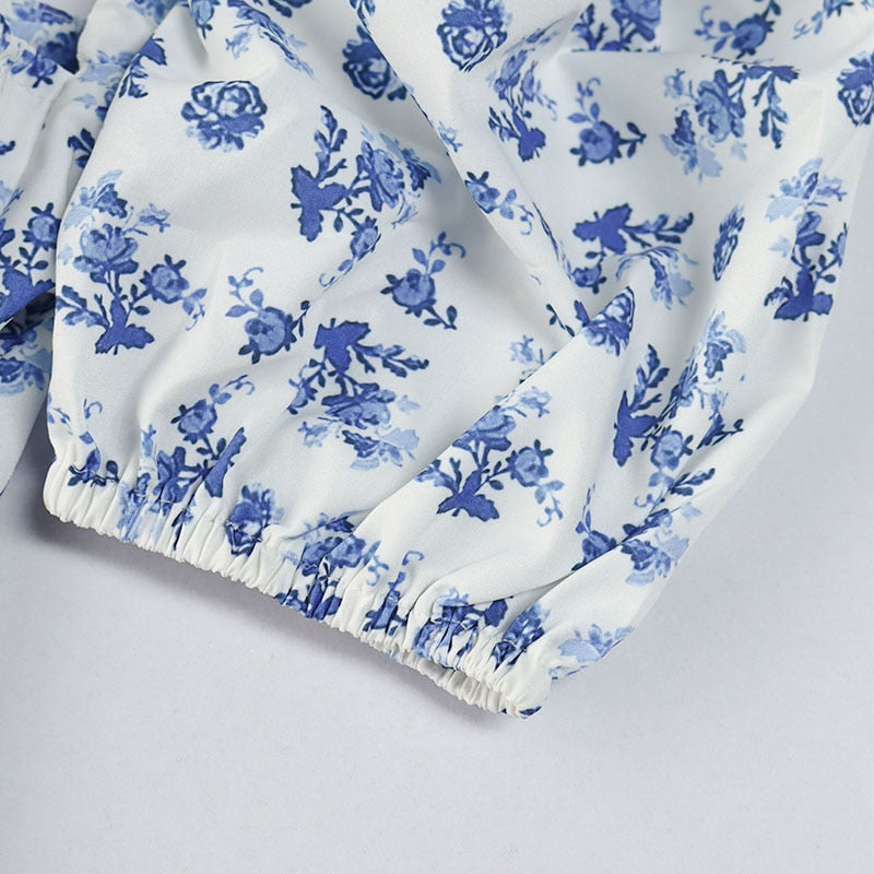 Floral Print Elegant Short Sleeve Split Dress The Clothing Company Sydney