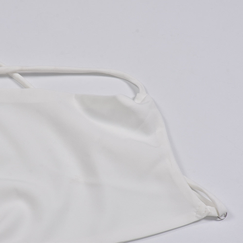 Straps Backless Split Maxi Summer Holiday Elegant Cut Out Sleeveless Evening Club Party Solid Dress The Clothing Company Sydney