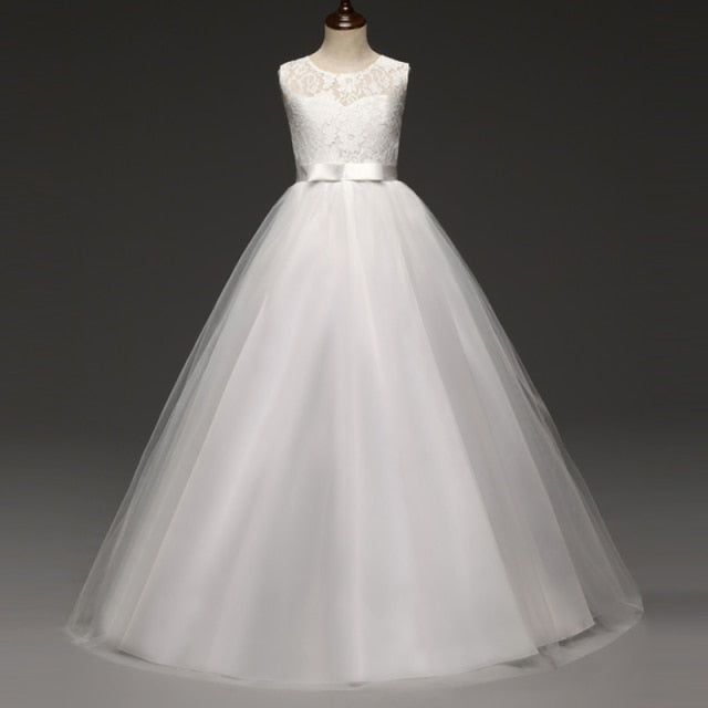 Princess Girls Formal Party Kids Long Flower Dress Wedding Evening Party Prom Ball Gown The Clothing Company Sydney