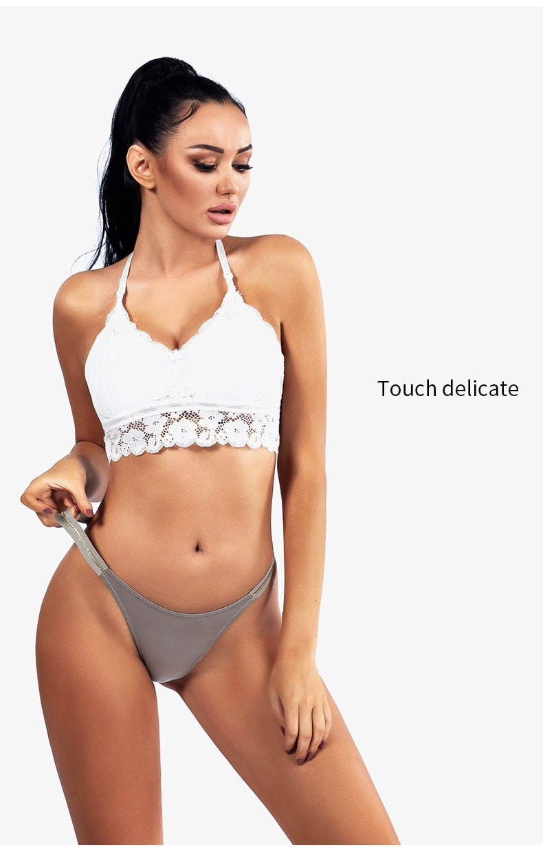 3 Pack Thongs Panties Bikini G-String Seamless Underwear Low Waist Briefs Underpants Lingerie The Clothing Company Sydney