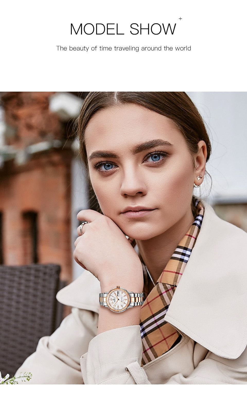 Ladies Mechanical Miyota Movt Stainless Steel Wristwatch Sapphire Automatic Self-wind Bracelet Watch The Clothing Company Sydney