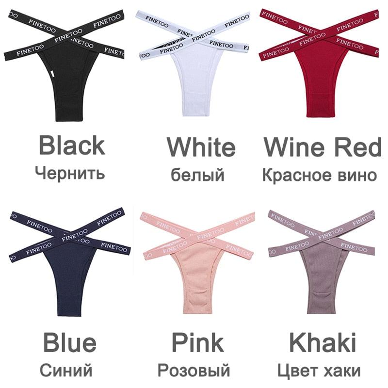 2 Pack Summer Brazilian Panties for Women Low Rise Cotton Panties Front Cross Underwear Breathable Lingerie Briefs The Clothing Company Sydney