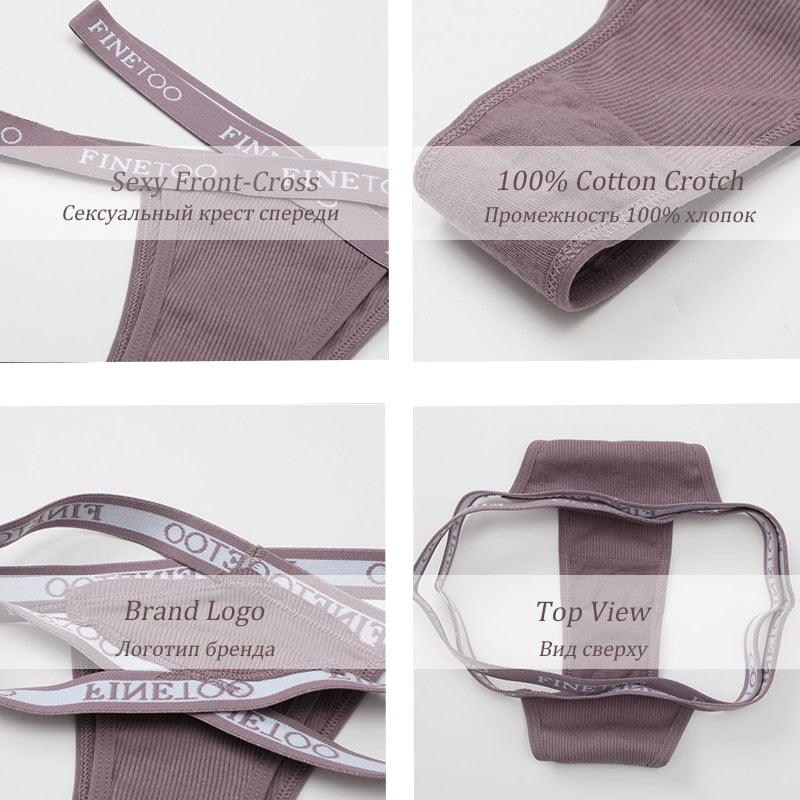 2 Pack Summer Brazilian Panties for Women Low Rise Cotton Panties Front Cross Underwear Breathable Lingerie Briefs The Clothing Company Sydney