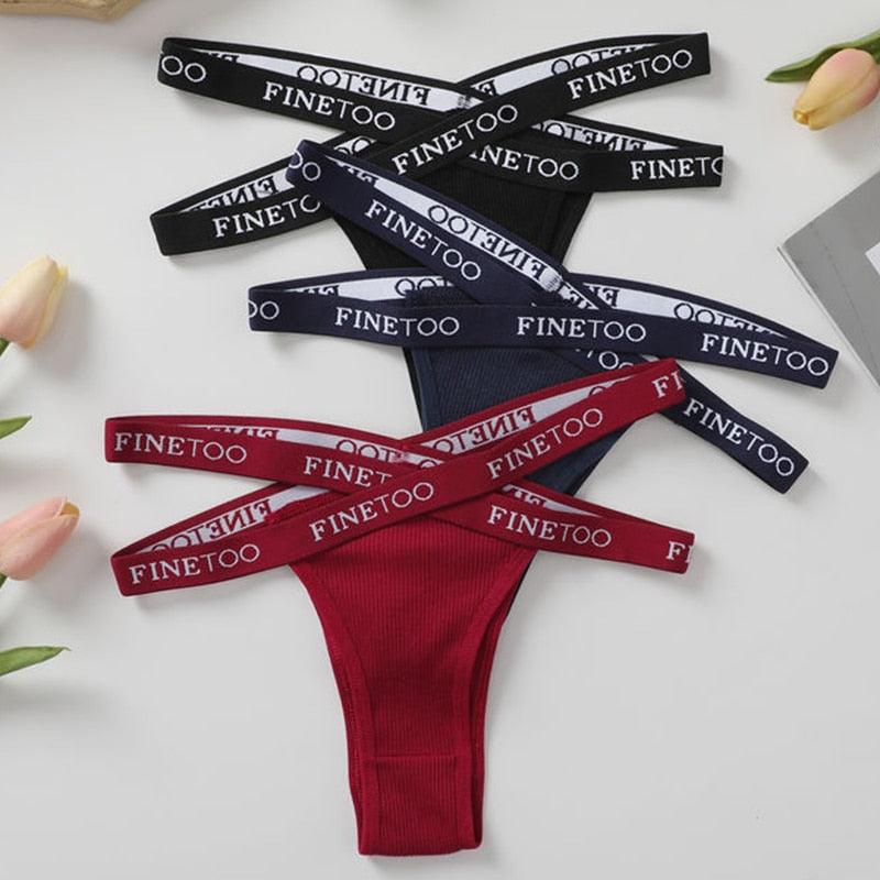 2 Pack Summer Brazilian Panties for Women Low Rise Cotton Panties Front Cross Underwear Breathable Lingerie Briefs The Clothing Company Sydney