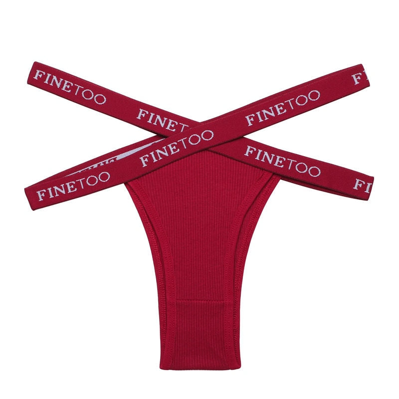 2 Pack Summer Brazilian Panties for Women Low Rise Cotton Panties Front Cross Underwear Breathable Lingerie Briefs The Clothing Company Sydney