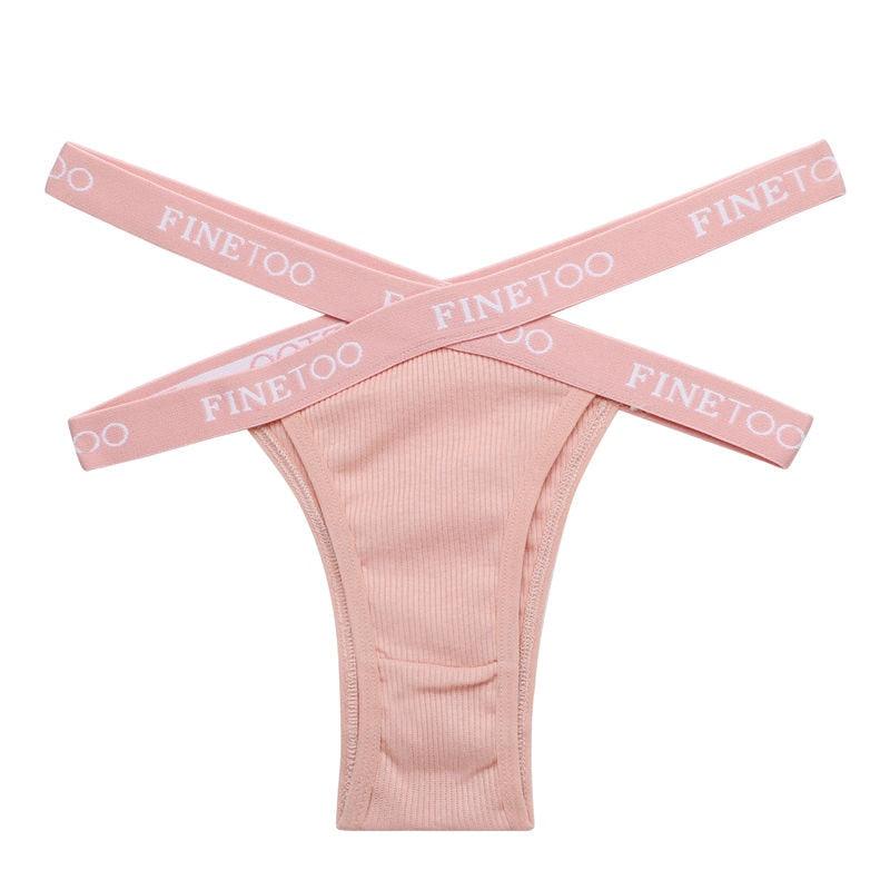 2 Pack Summer Brazilian Panties for Women Low Rise Cotton Panties Front Cross Underwear Breathable Lingerie Briefs The Clothing Company Sydney