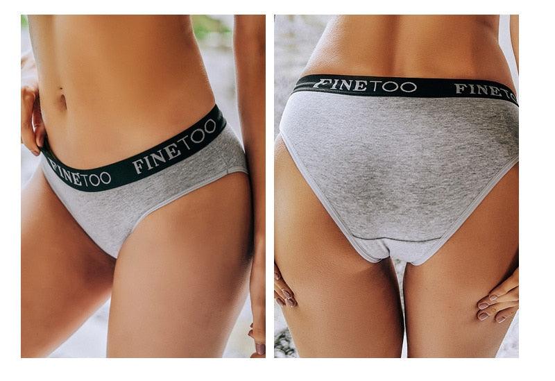 2 Pack Cotton Seamless Briefs Comfortable Solid Color Panties Low Waist Breathable Intimates Underpants Underwear The Clothing Company Sydney