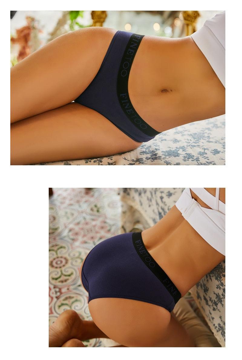 2 Pack Cotton Seamless Briefs Comfortable Solid Color Panties Low Waist Breathable Intimates Underpants Underwear The Clothing Company Sydney