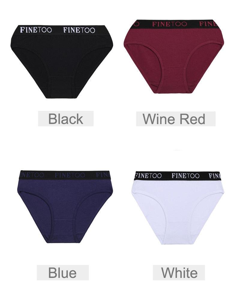 2 Pack Cotton Seamless Briefs Comfortable Solid Color Panties Low Waist Breathable Intimates Underpants Underwear The Clothing Company Sydney