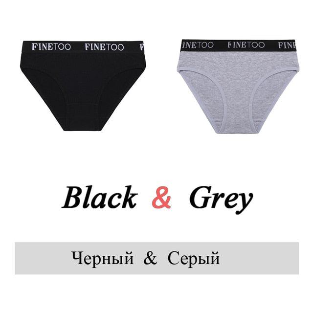 2 Pack Cotton Seamless Briefs Comfortable Solid Color Panties Low Waist Breathable Intimates Underpants Underwear The Clothing Company Sydney