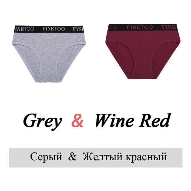 2 Pack Cotton Seamless Briefs Comfortable Solid Color Panties Low Waist Breathable Intimates Underpants Underwear The Clothing Company Sydney
