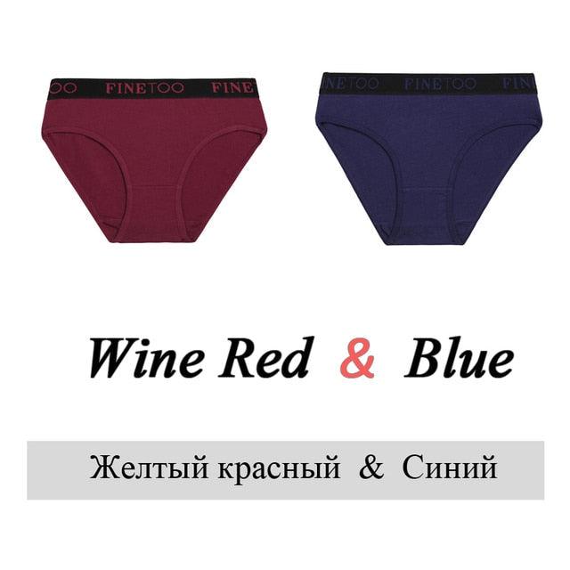 2 Pack Cotton Seamless Briefs Comfortable Solid Color Panties Low Waist Breathable Intimates Underpants Underwear The Clothing Company Sydney