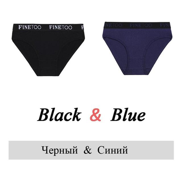 2 Pack Cotton Seamless Briefs Comfortable Solid Color Panties Low Waist Breathable Intimates Underpants Underwear The Clothing Company Sydney
