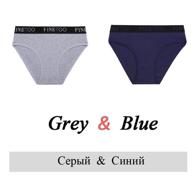 2 Pack Cotton Seamless Briefs Comfortable Solid Color Panties Low Waist Breathable Intimates Underpants Underwear The Clothing Company Sydney